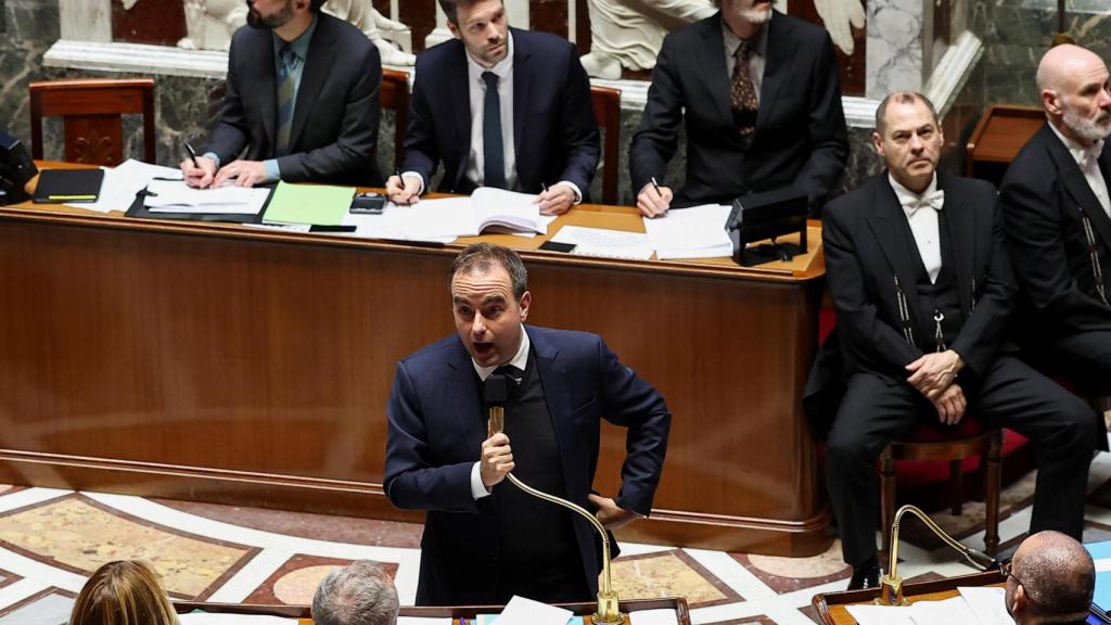 El primer ministro francés, Sébastien Lecornu, durante su intervención este miércoles en la Asamblea Nacional.