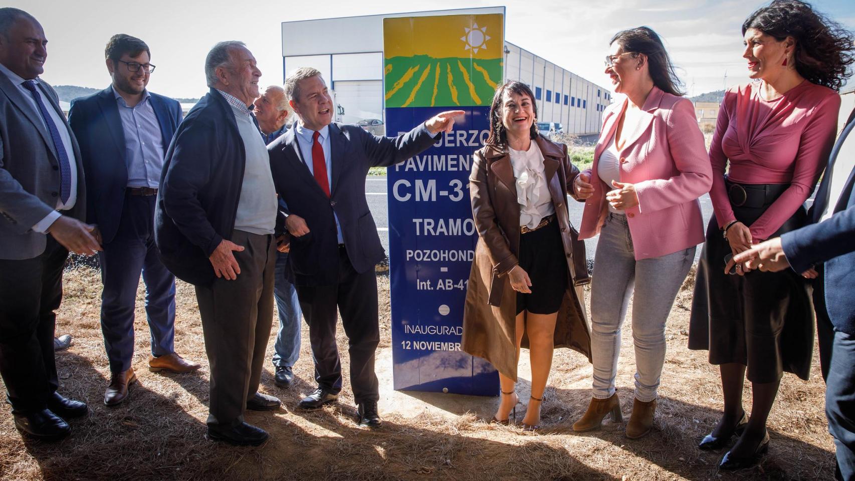 El presidente de Castilla-La Mancha, Emiliano García-Page, durante la inauguración de la reforma.