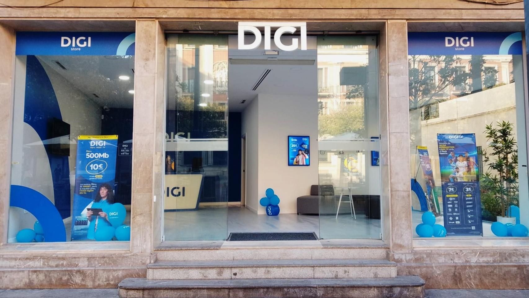 Tienda de Digi en Cataluña.
