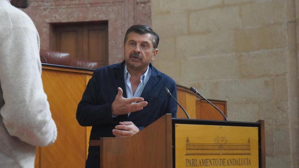 Toni Martín, durante la entrevista.