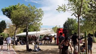 Celebración de un festival en el barrio de Hortaleza.