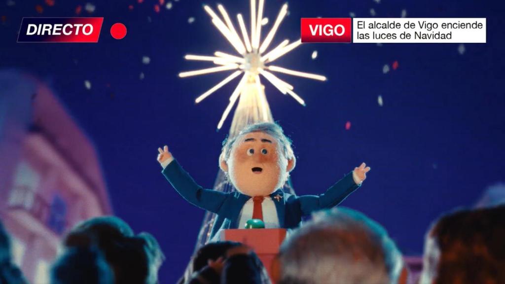 Frame del anuncio de Navidad de Suchard