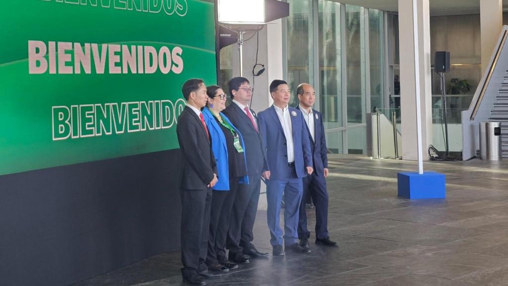 Algunos de los empresarios chinos que acudieron el pasado fin de semana al congreso del PP andaluz.