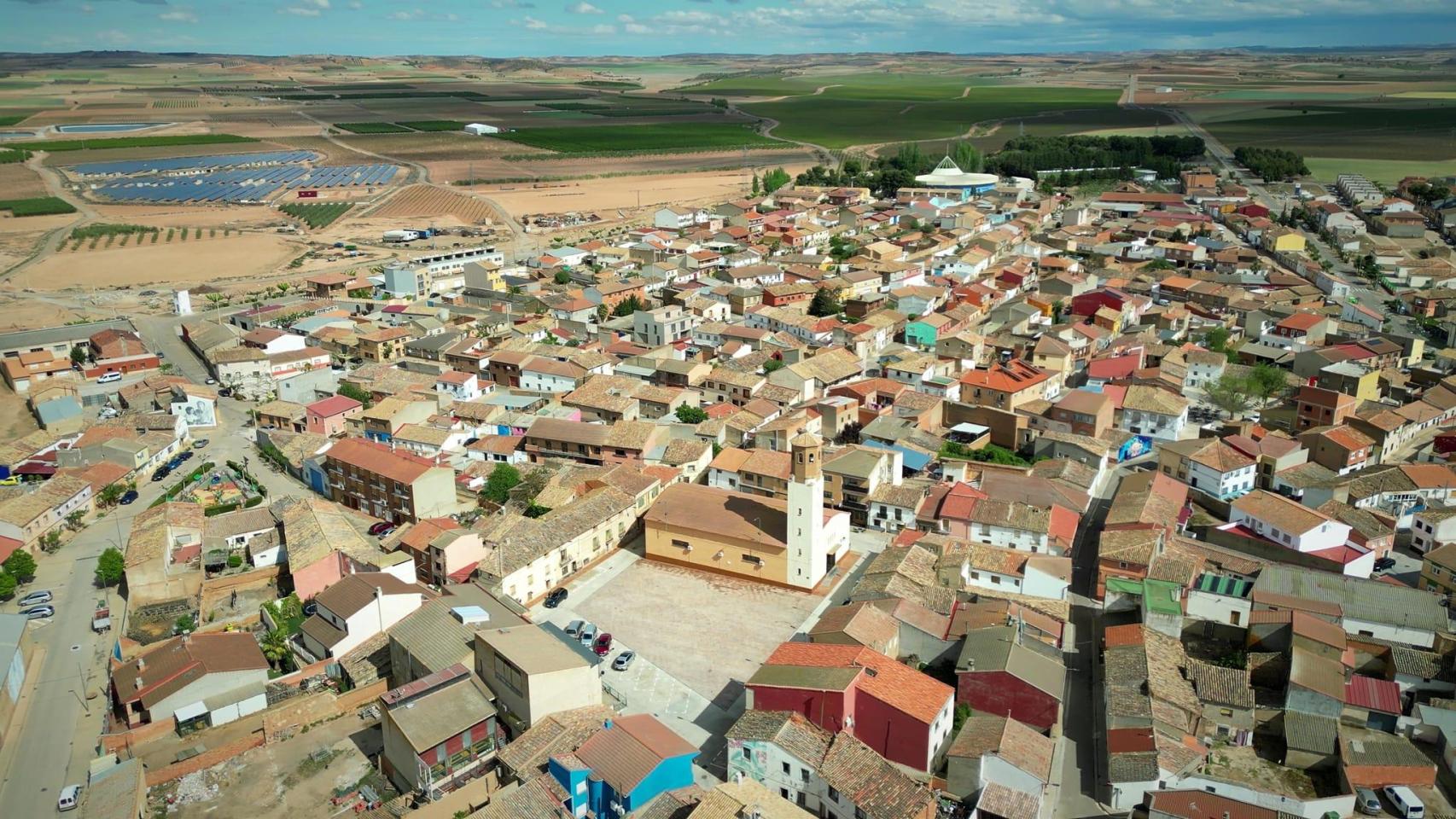 Imagen aérea de Alfamén