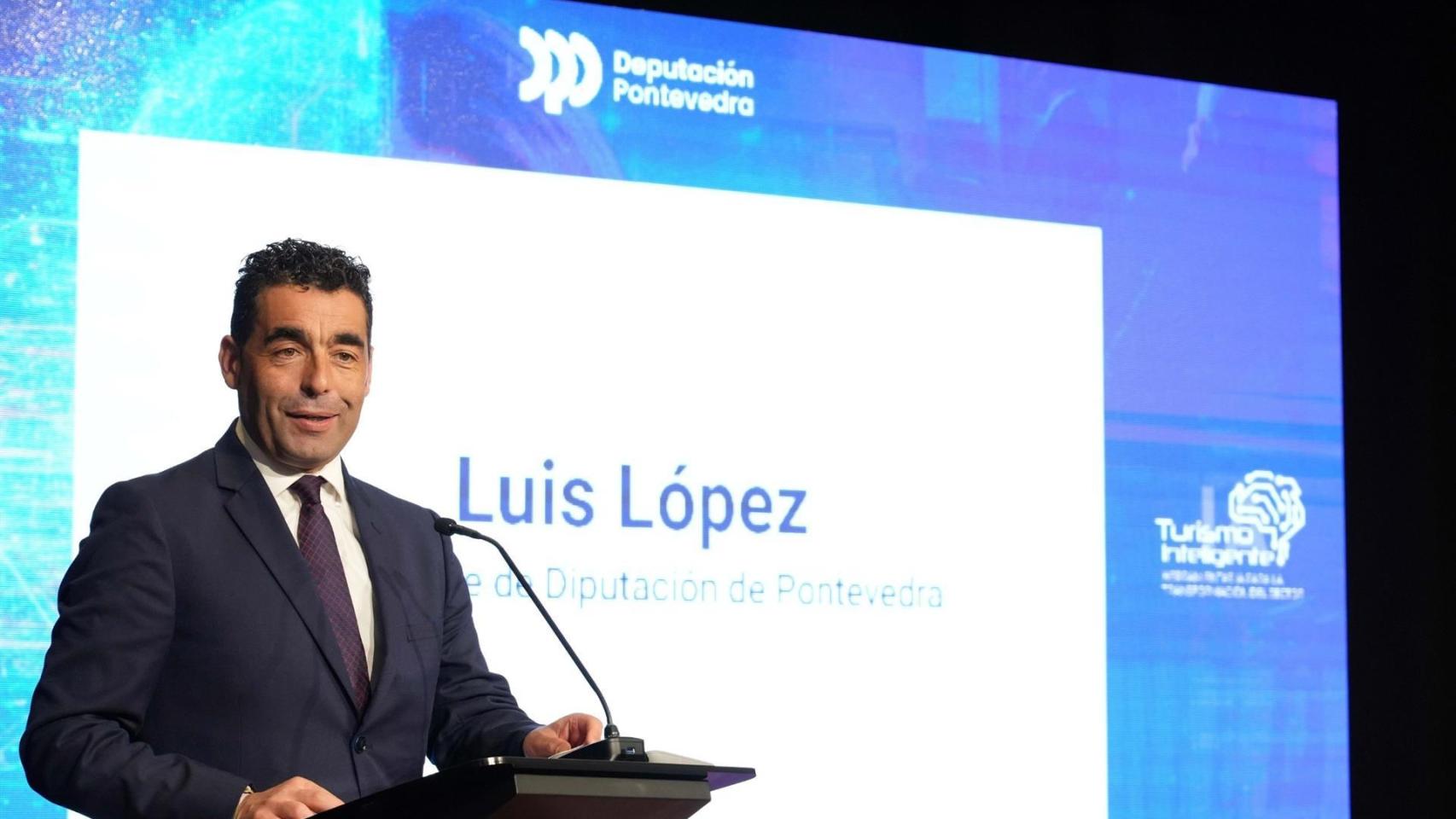 El presidente de la Diputación de Pontevedra, Luis López.