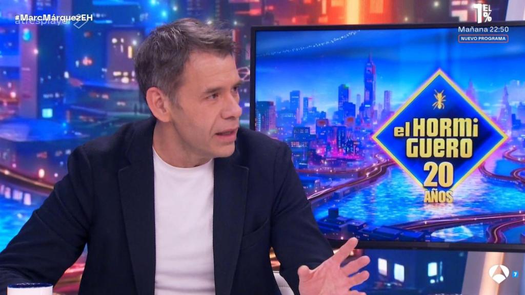 Rubén Amón, este martes en la tertulia de 'El Hormiguero'.
