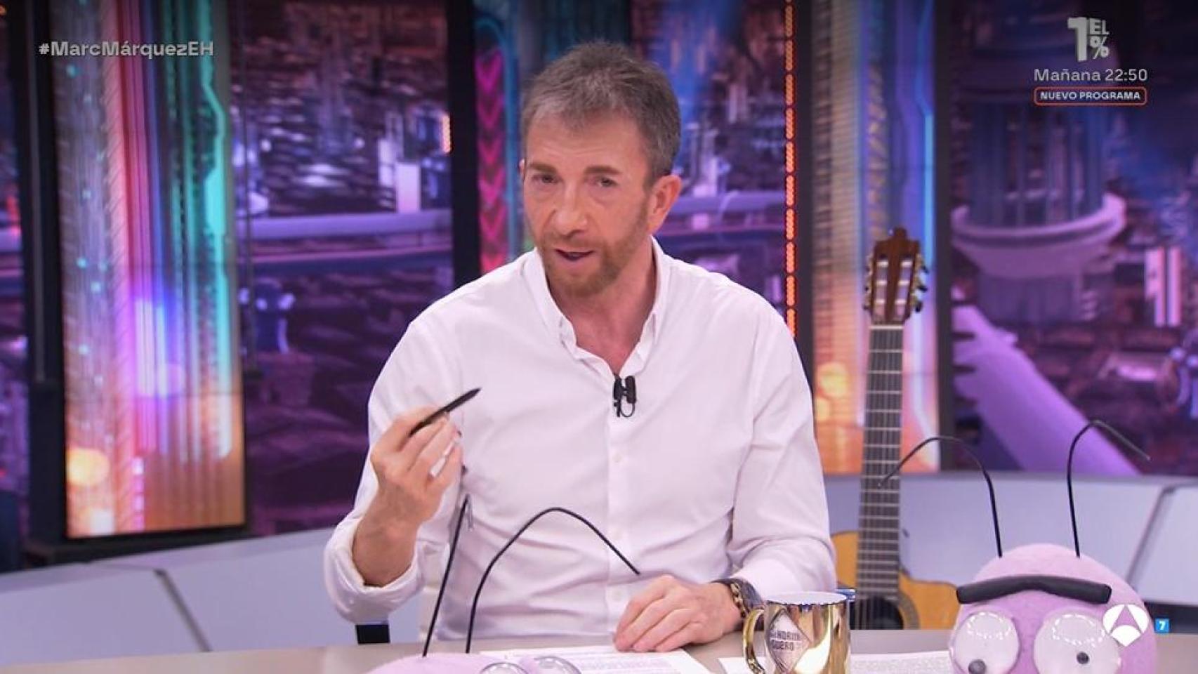 Pablo Motos este martes en 'El Hormiguero' de Antena 3.