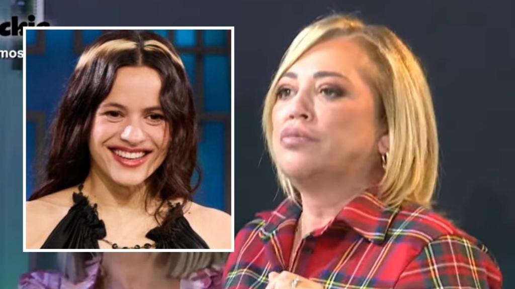 Belén Esteban y Rosalía en un montaje de BLUPER.