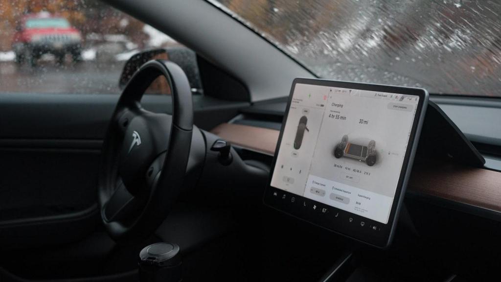Interior de un Tesla