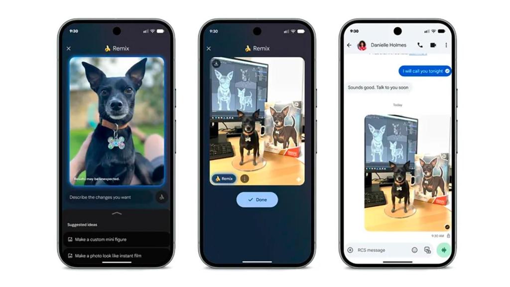 La nueva función Remix de los Pixel