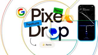 Fotomontaje inspirado en el Pixel Drop de noviembre