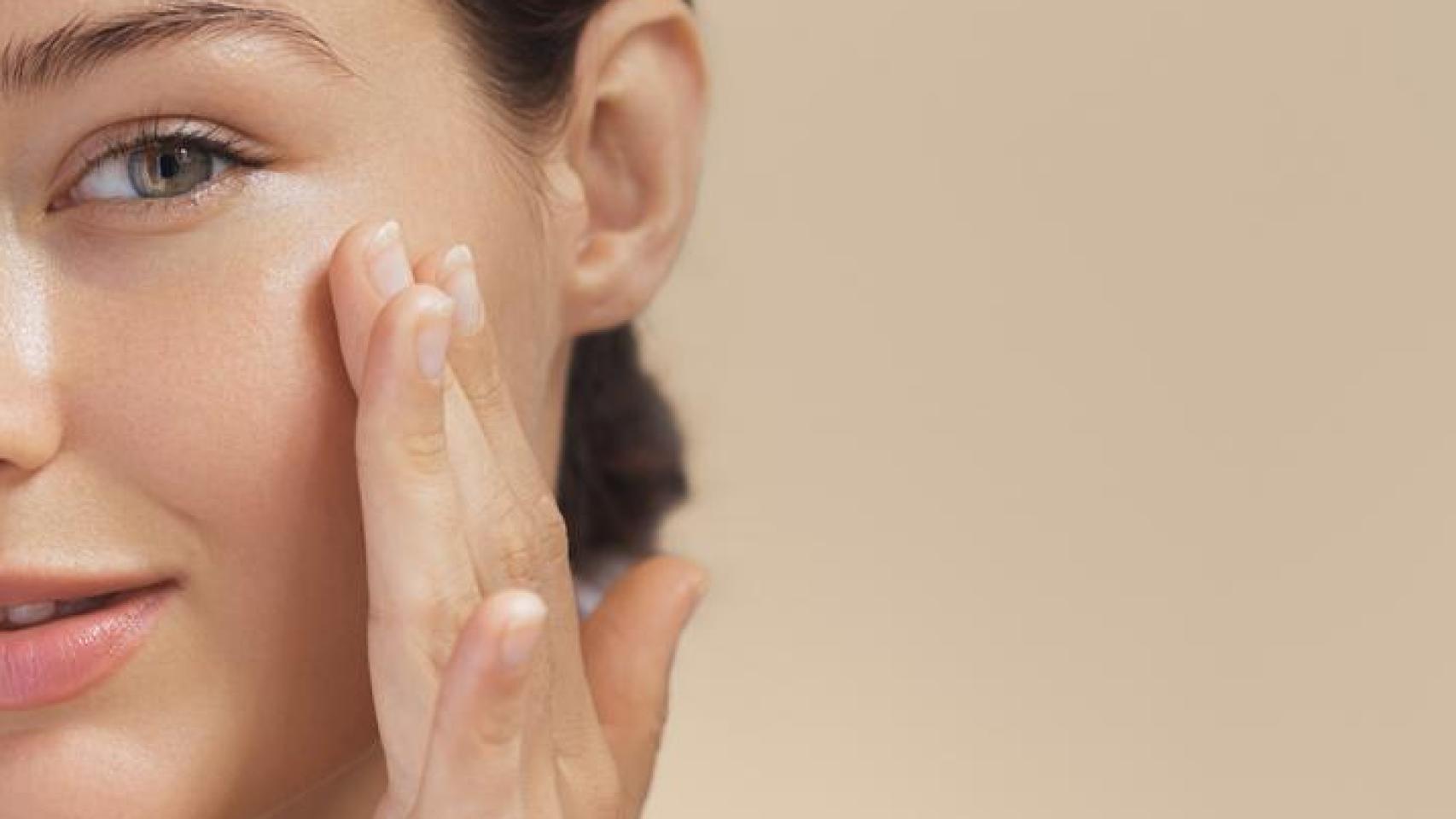 Rostro joven y limpio.