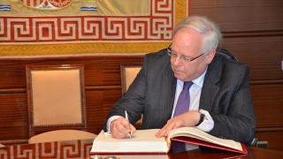 Dean Spielmann, abogado general del TJUE, durante una visita a España.