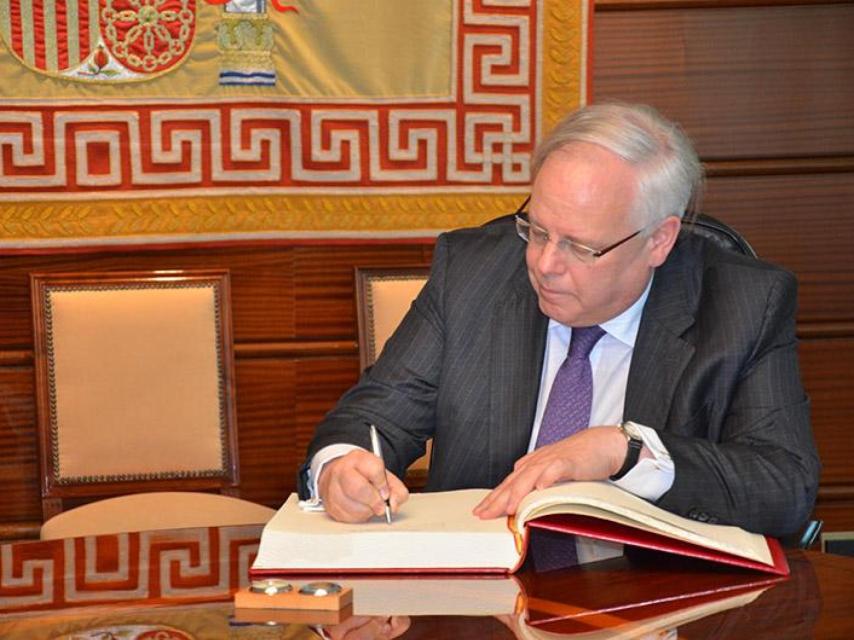 Dean Spielmann, abogado general del TJUE, durante una visita a España.