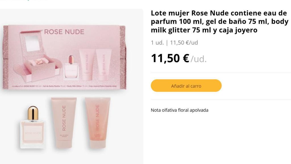 Lote mujer Rose Nude.