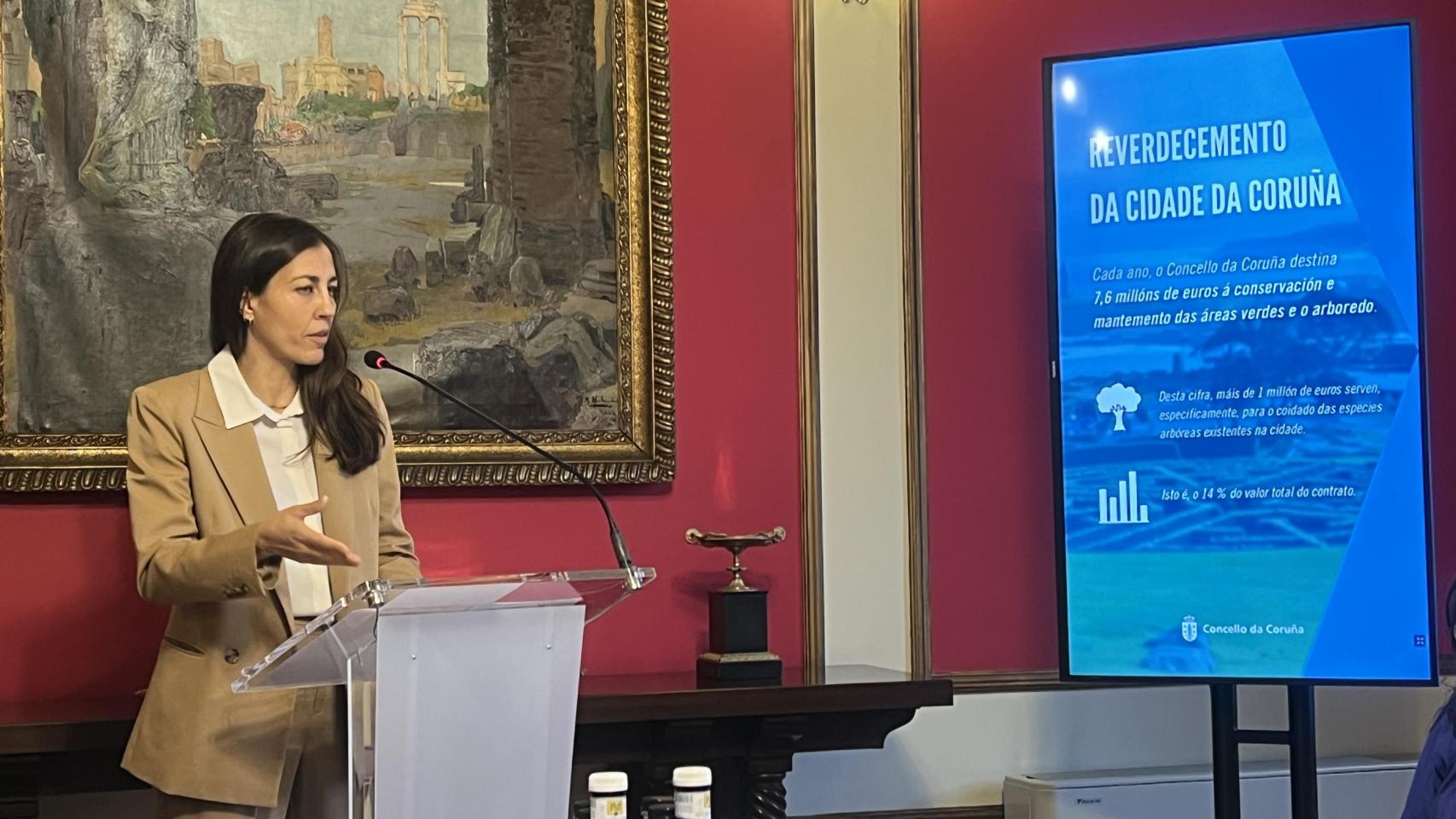 La concejala de Medio Ambiente, Noemí Díaz.