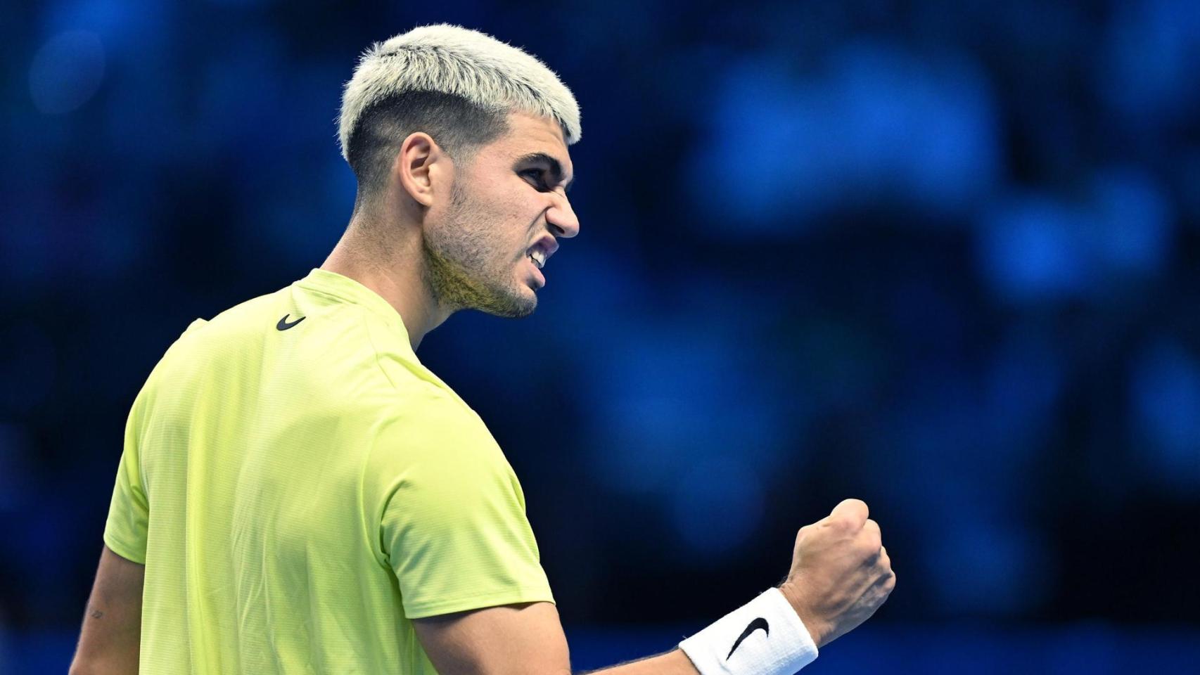 Carlos Alcaraz, en las ATP Finals