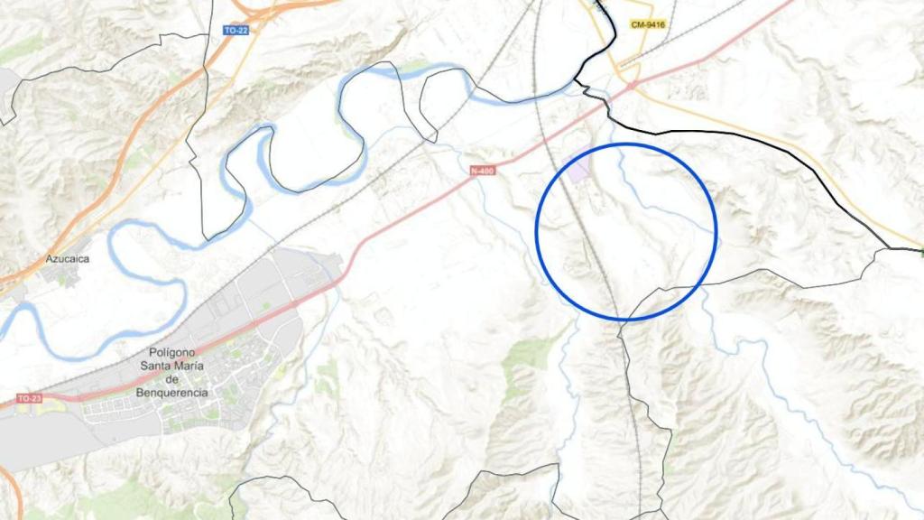 Parcelas donde se ubicará el proyecto  'H2FV Toledo'.