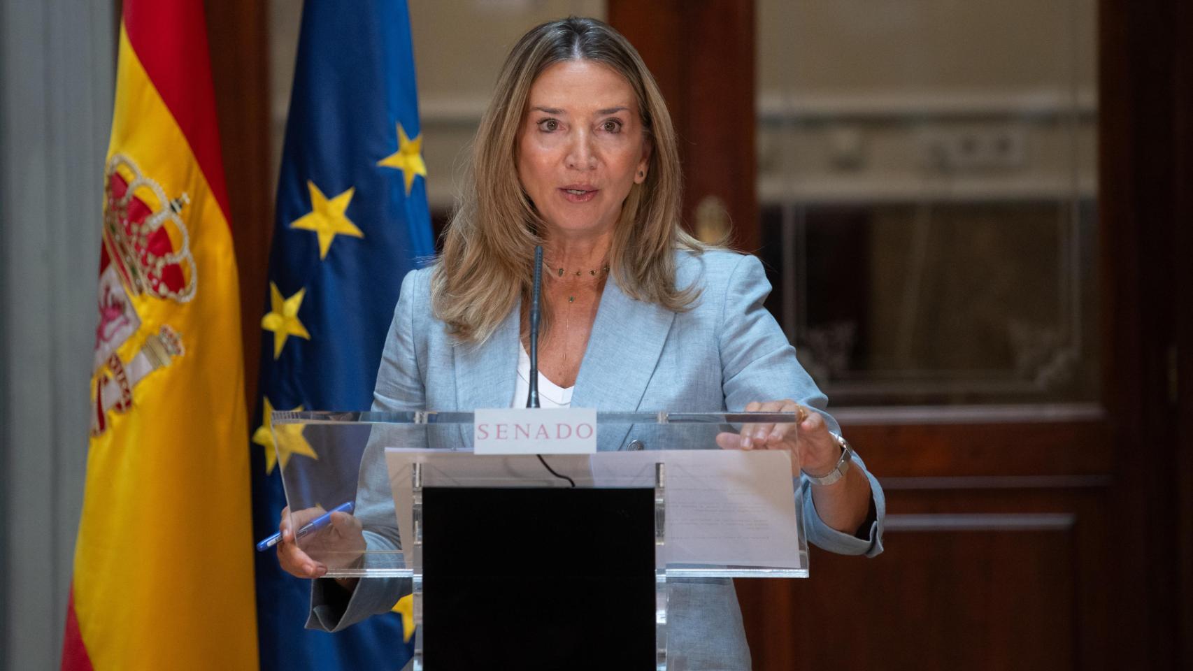 La portavoz del PP en el Senado, Alicia García