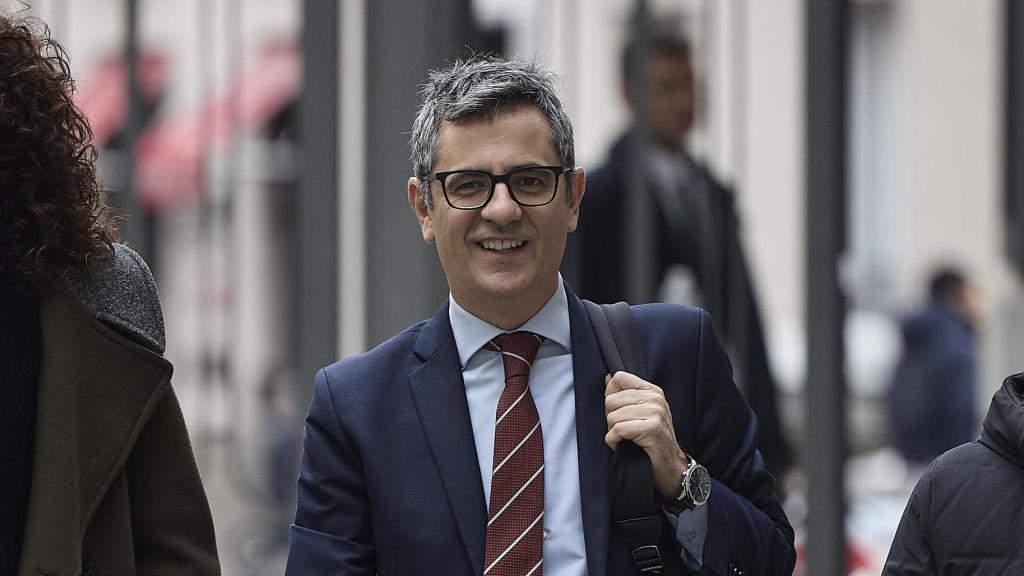 Bolaños, a su llegada al Congreso este jueves tras conocerse el dictamen del abogado del TJUE.