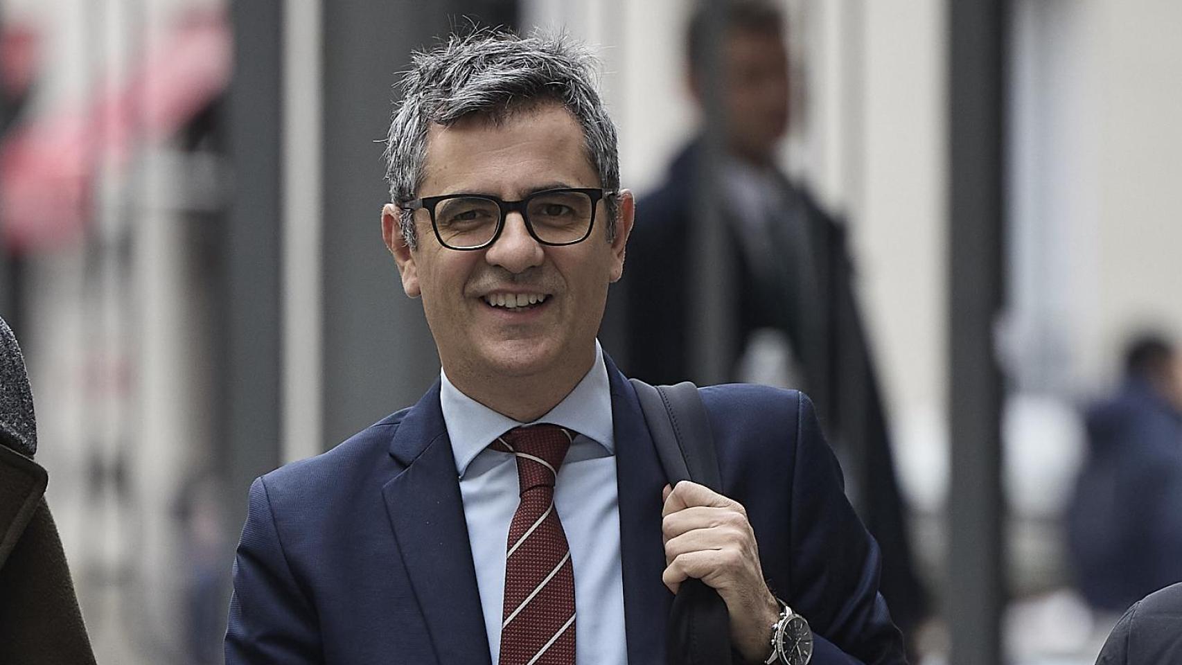 Bolaños, a su llegada al Congreso este jueves tras conocerse el dictamen del abogado del TJUE.