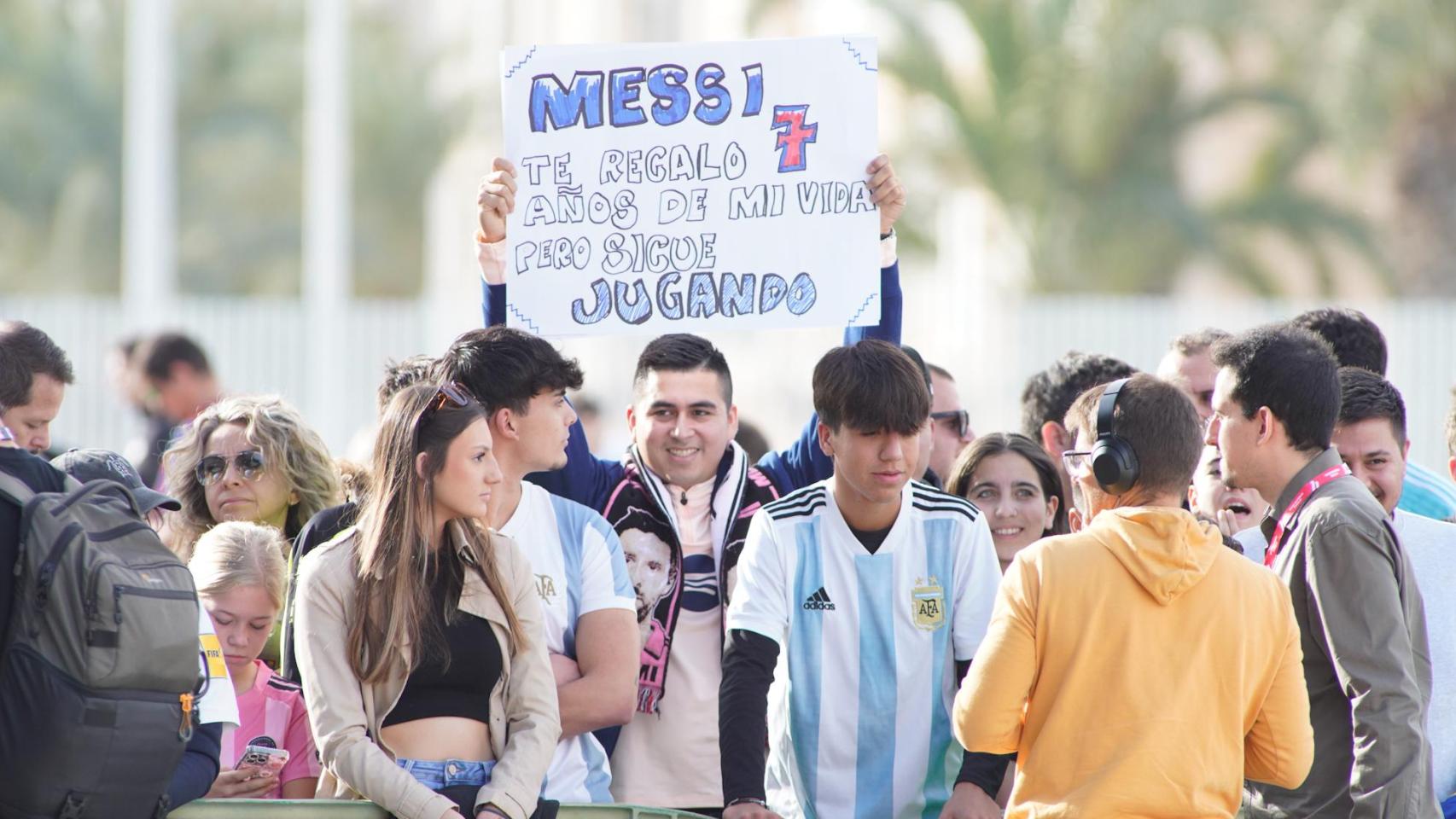 Así ha sido el entrenamiento de la Argentina de Messi en Elche