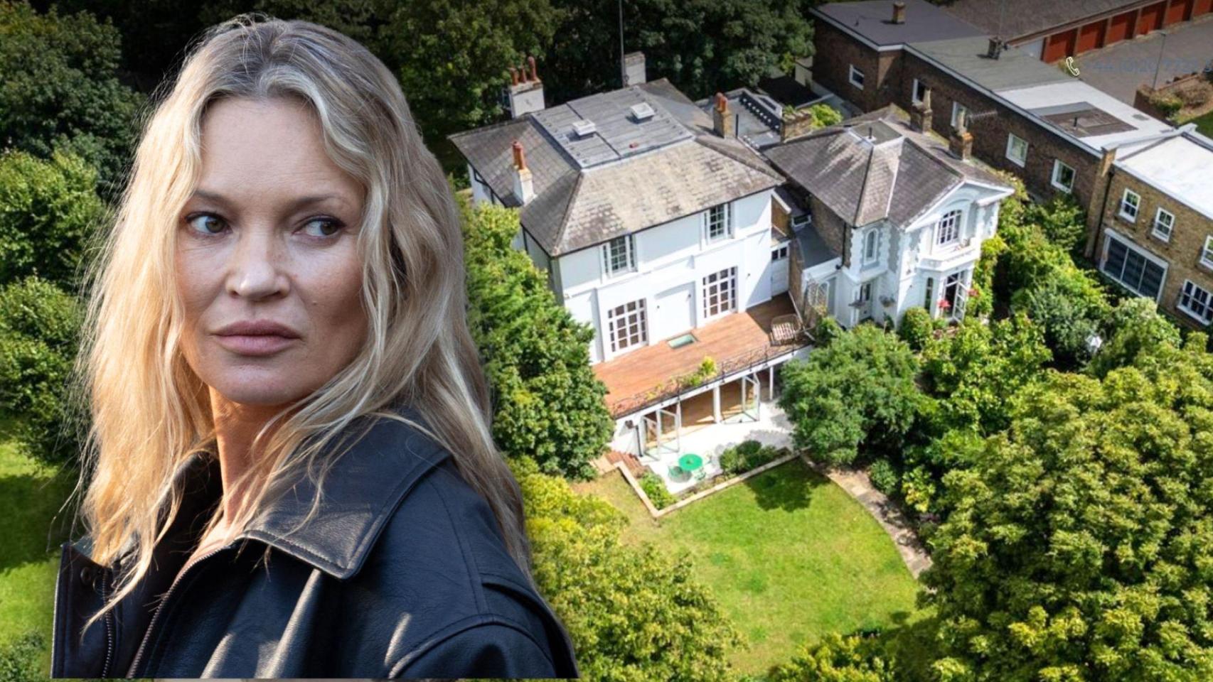 La antigua casa victoriana de Kate Moss en Londres está a la venta en una exclusiva agencia del Reino Unido.