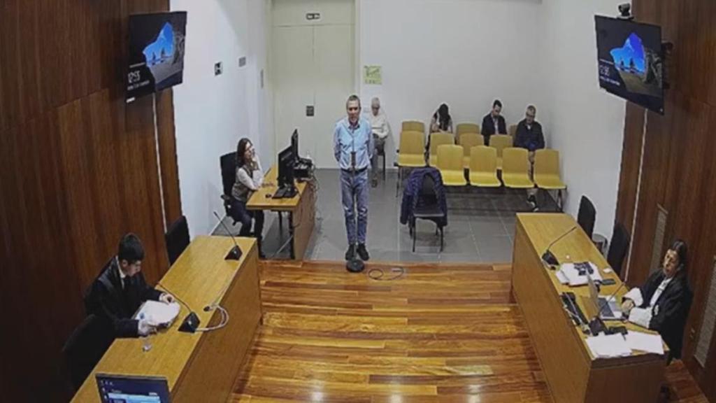 Ansón, durante su declaración en la Audiencia Provincial de Zaragoza.