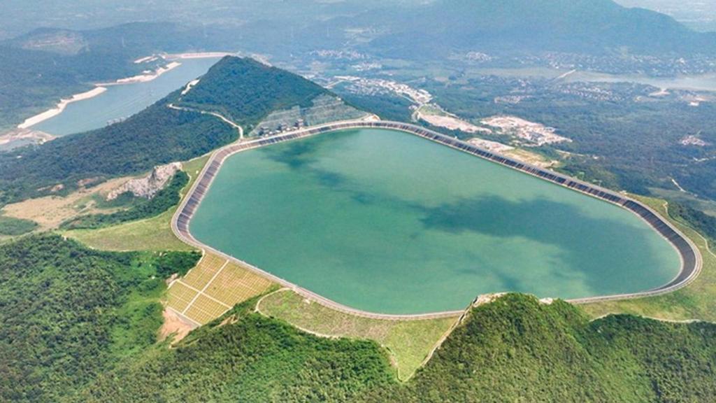 Presa hidroeléctrica de Zhenjiang.