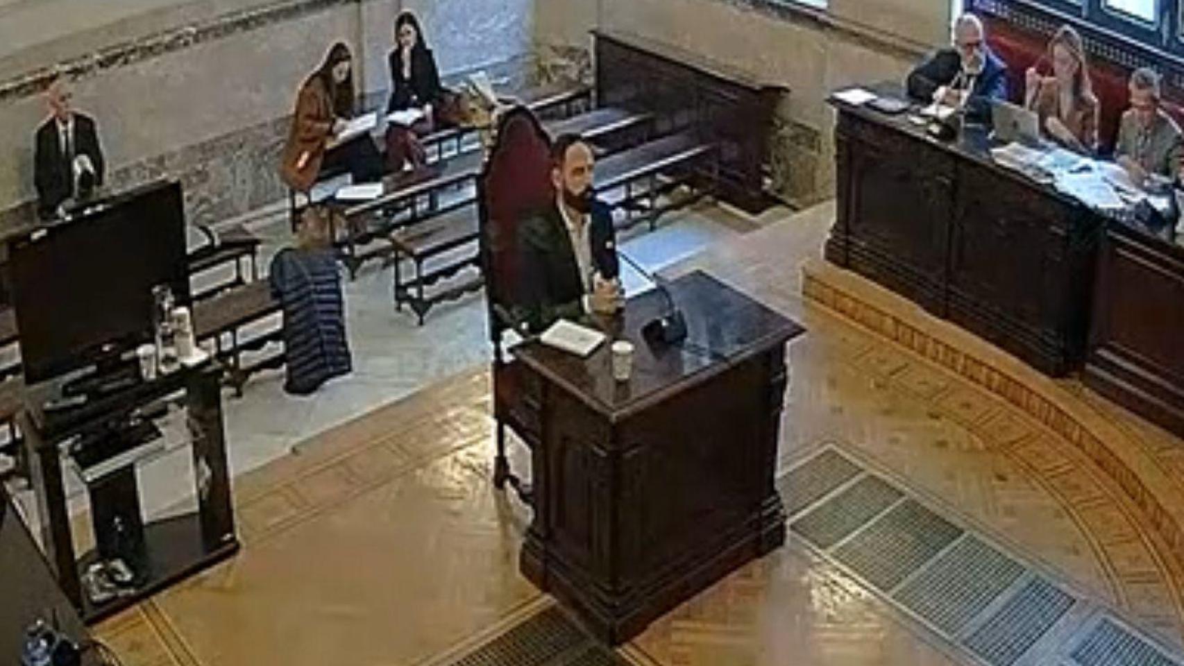 Mariano Moreno, interrogado en el Supremo.