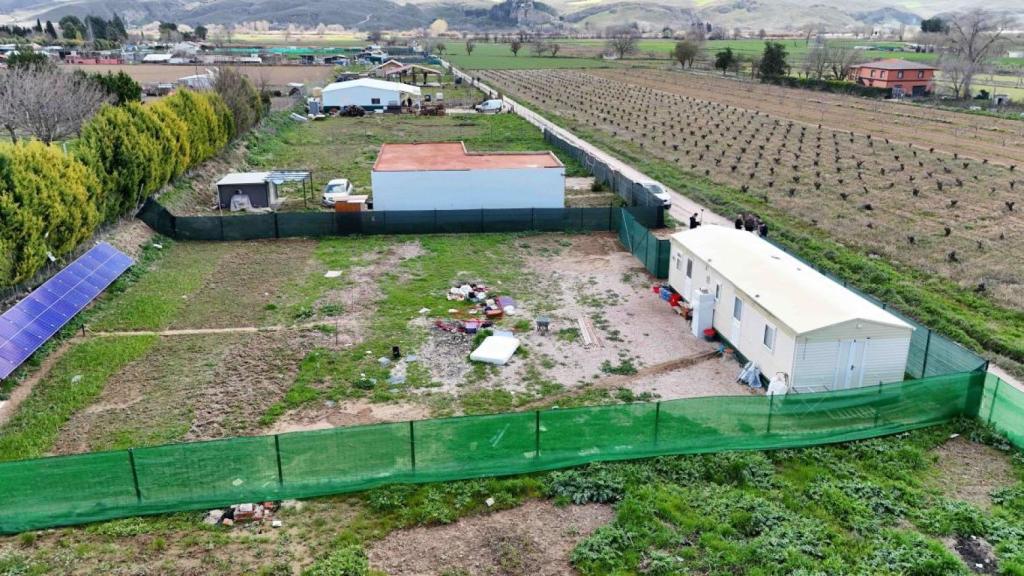 Vista aérea de las construcciones ilegales de Madrid.