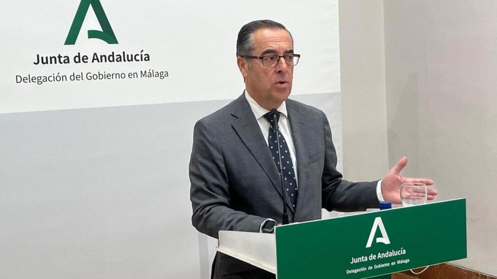 Una imagen de Briones en una rueda de prensa.