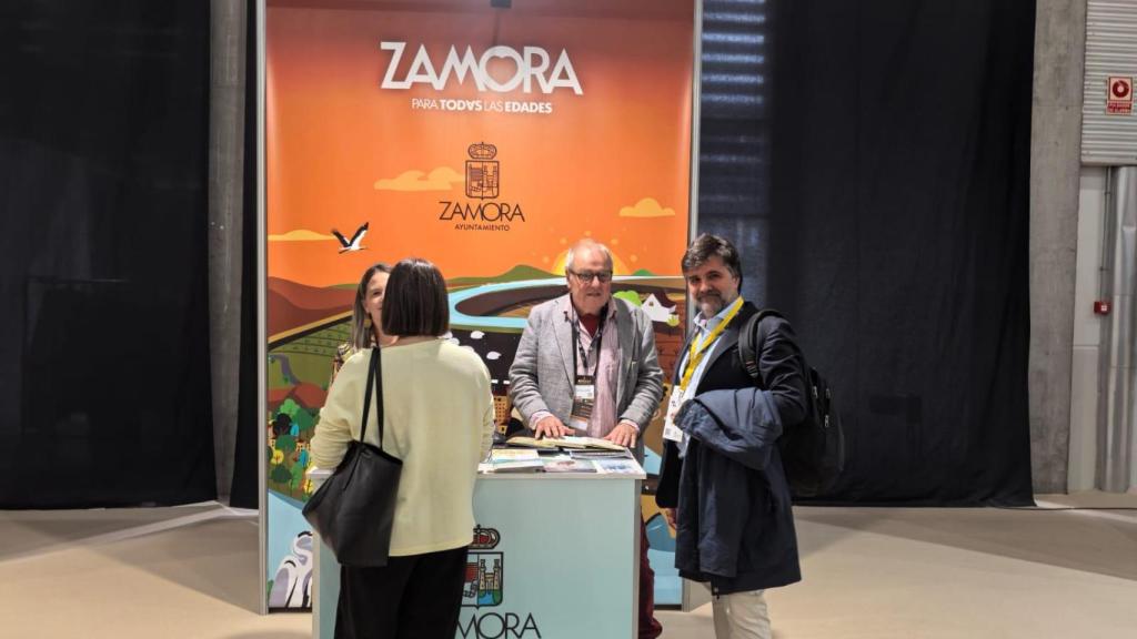 El concejal de Turismo del Ayuntamiento de Zamora, Christoph Strieder, en Intur