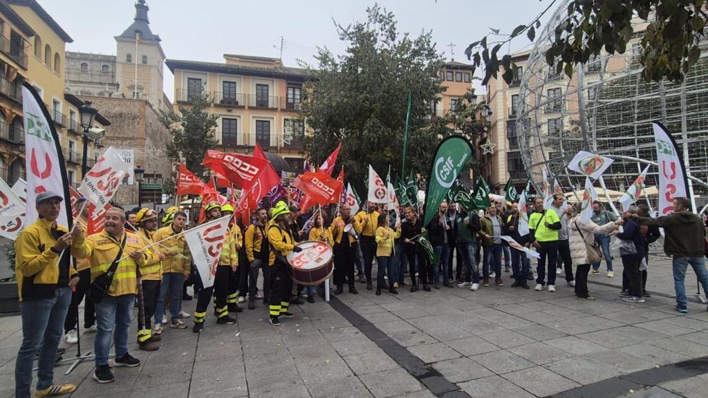 Más fotos de la protesta.