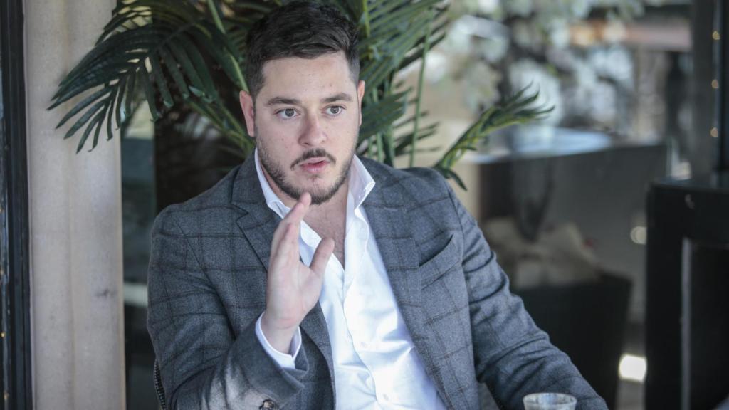 Pedro Romero durante la entrevista.