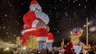 Papá Noel más grande del mundo