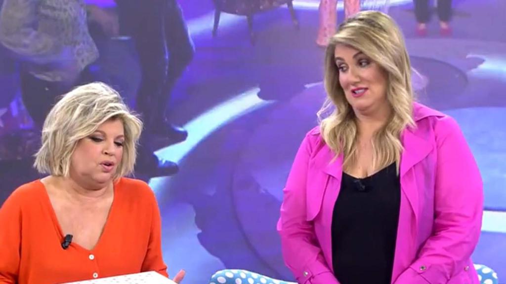 Terelu Campos y Carlota Corredera en 'Sálvame'.