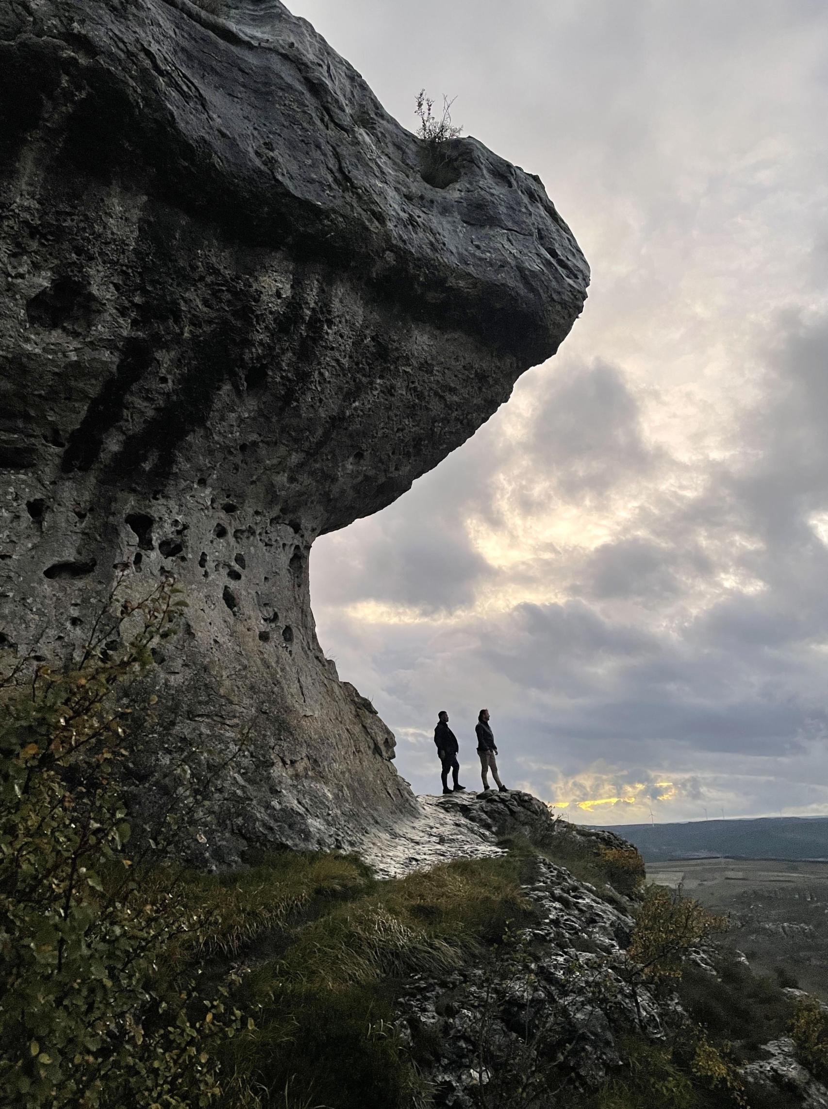 Mirador del Cornisoto, en Las Tuerces, dentro del geoparque de Las Loras (Palencia)