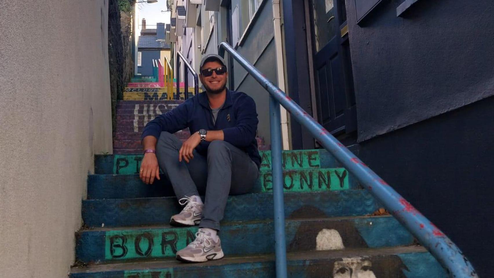 Juan Pablo en Irlanda.