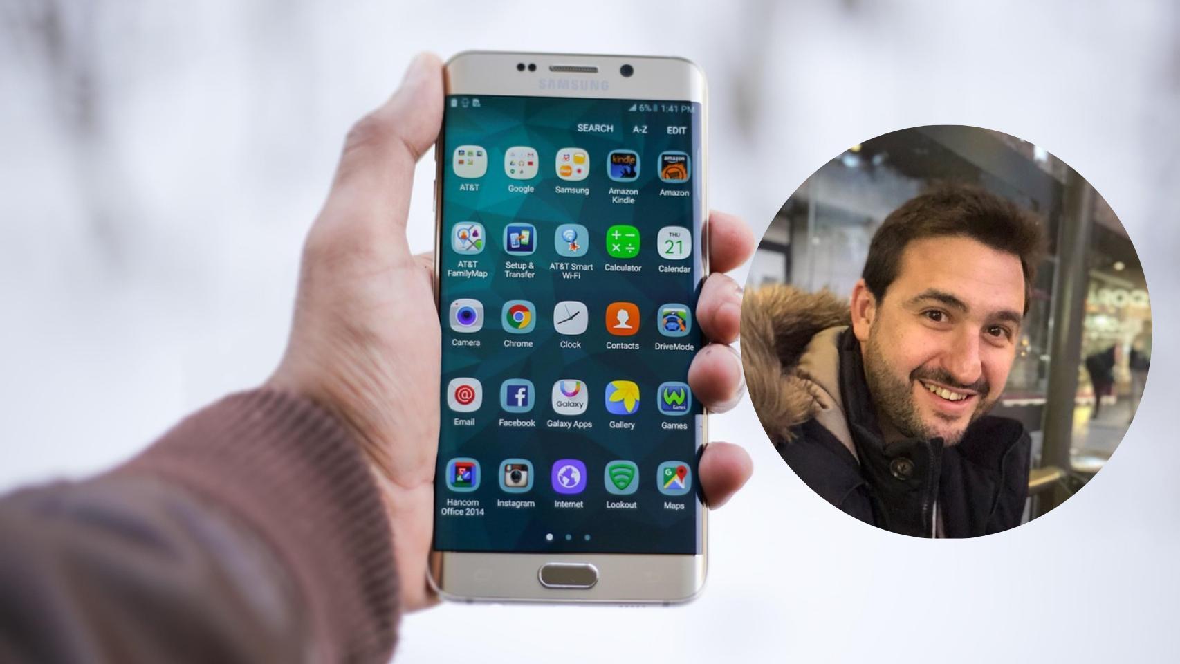 Montaje de Carlos O. con un teléfono con aplicaciones (Pixabay).