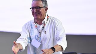 El ministro de Salud de Brasil, Alexandre Padilha, durante la presentación del plan global.