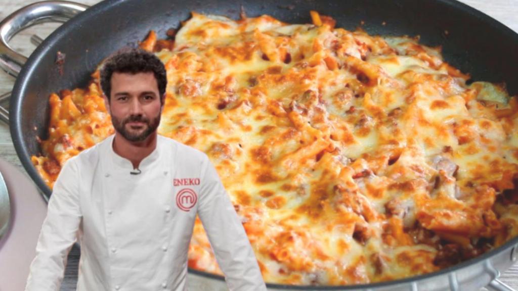 Receta macarrones Eneko Fernández