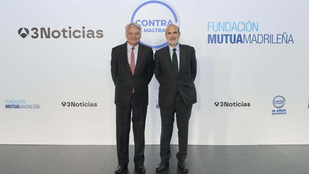 Ignacio Garralda, presidente Grupo Mutua y Javier Bardají, consejero delegado Atresmedia.