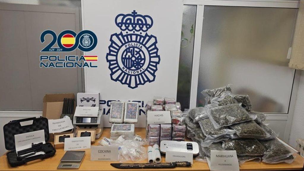 Droga incautada por la Policía Nacional