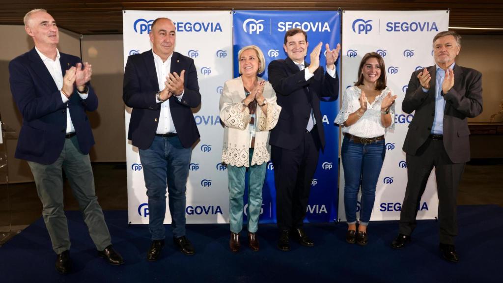 Mañueco clausura la Juna Directiva del PP de Segovia