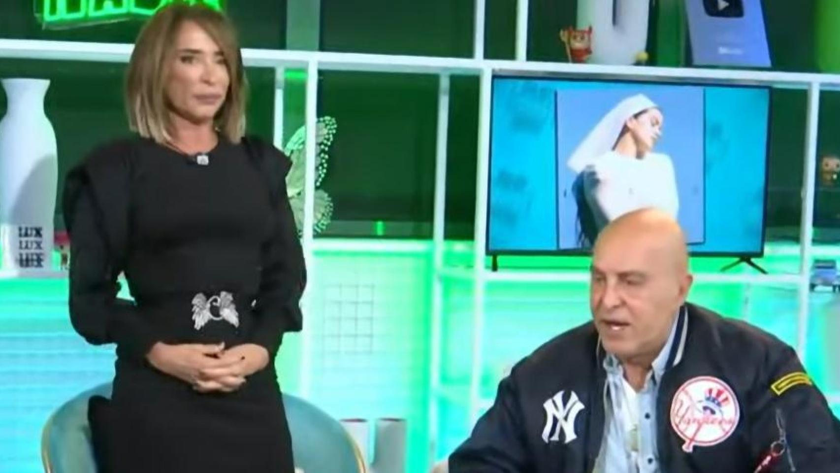 María Patiño y Kiko Matamoros en 'No somos nadie'.