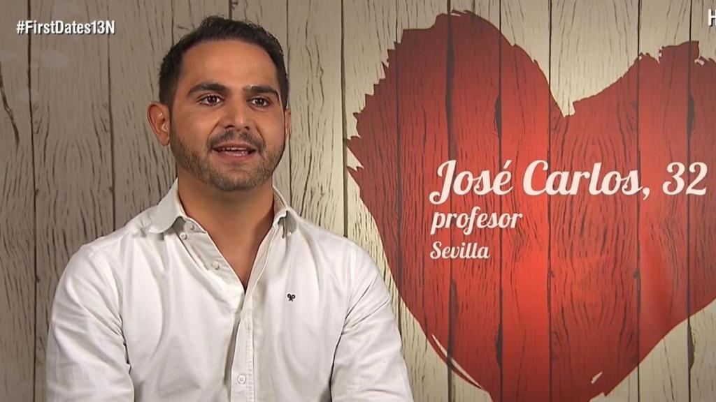 José Carlos, en 'First Dates'.