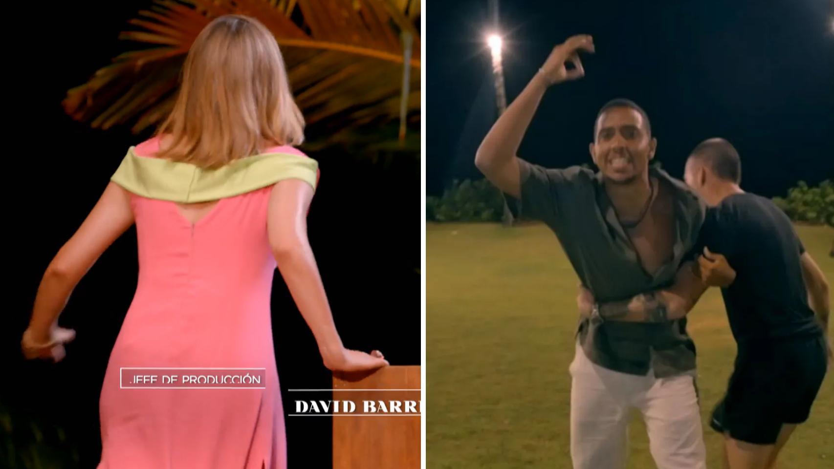 Gilbert, retenido en las inmediaciones de Villa Playa, ante el asombro (otra vez) de Sandra Barneda.