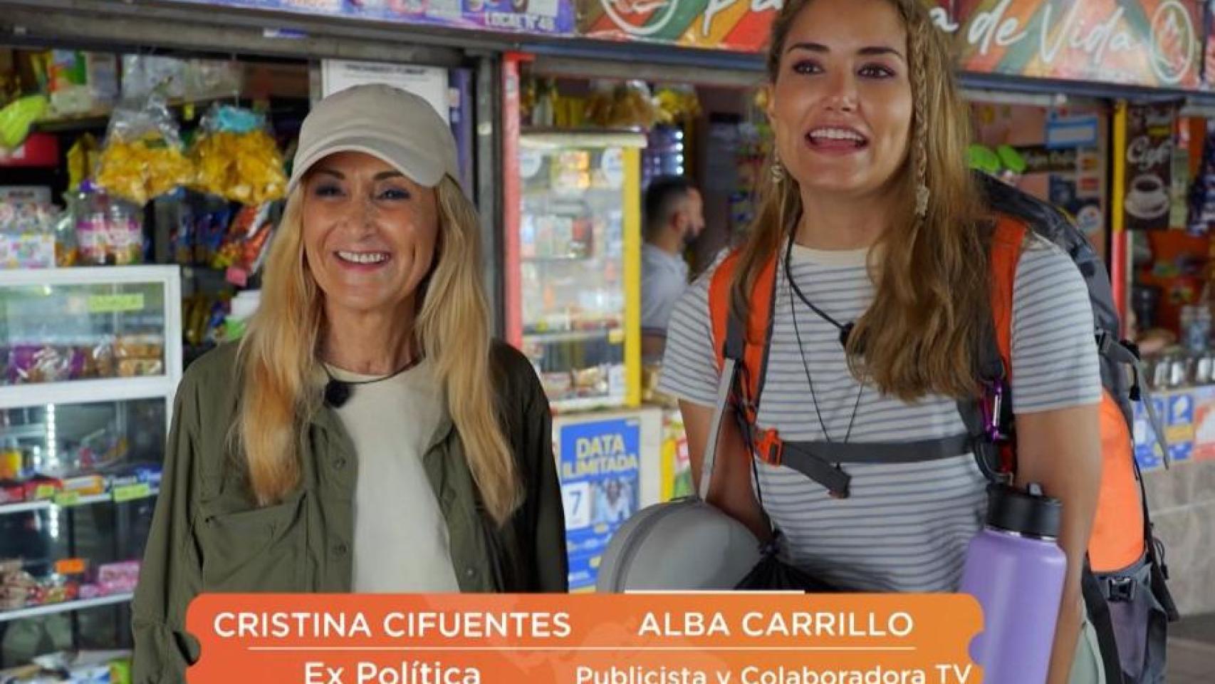 Alba Carrillo y Cristina Cifuentes forman una extraña pareja en 'Hasta el fin del mundo'.