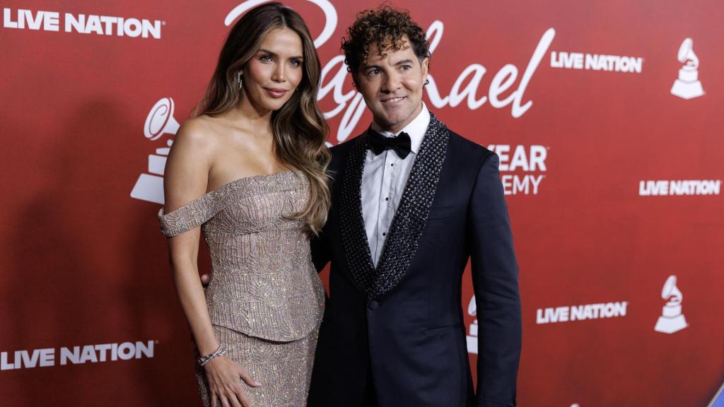 Rosanna Zanetti y David Bisbal en la gala de Persona del Año.